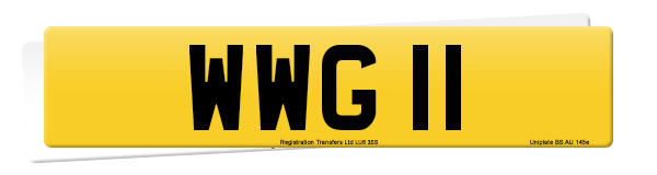 Registration number WWG 11